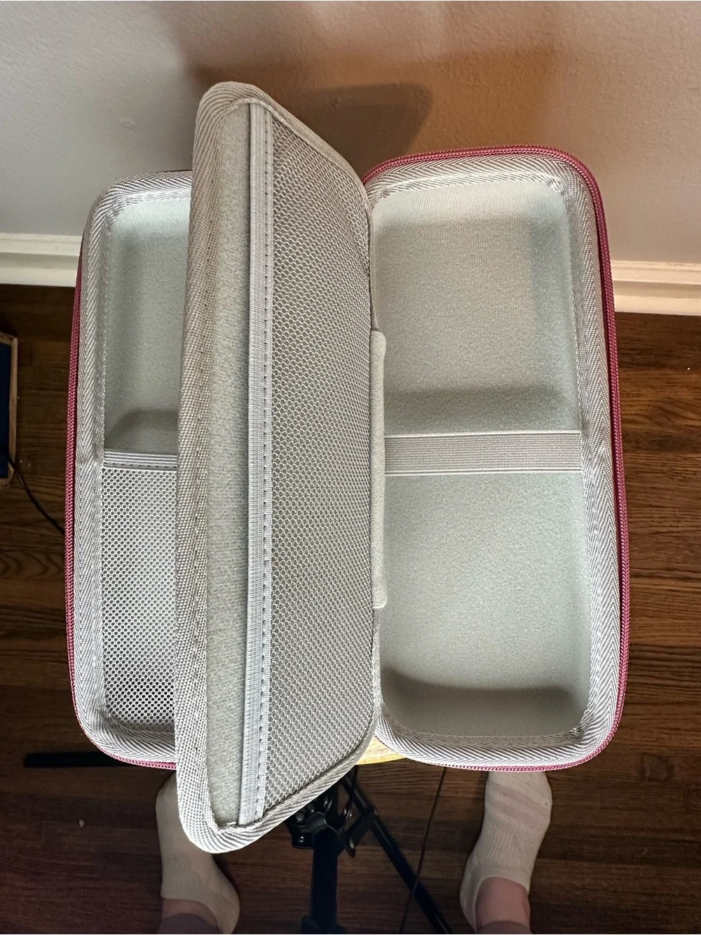 Source Unknown Pink Floral 'NURSE' Portable Carry Case